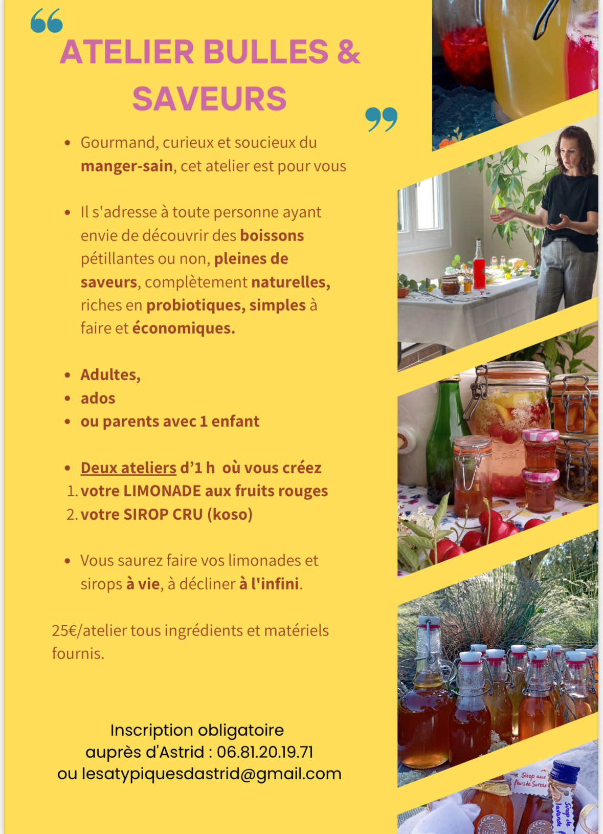 Atelier Bulles et Saveurs